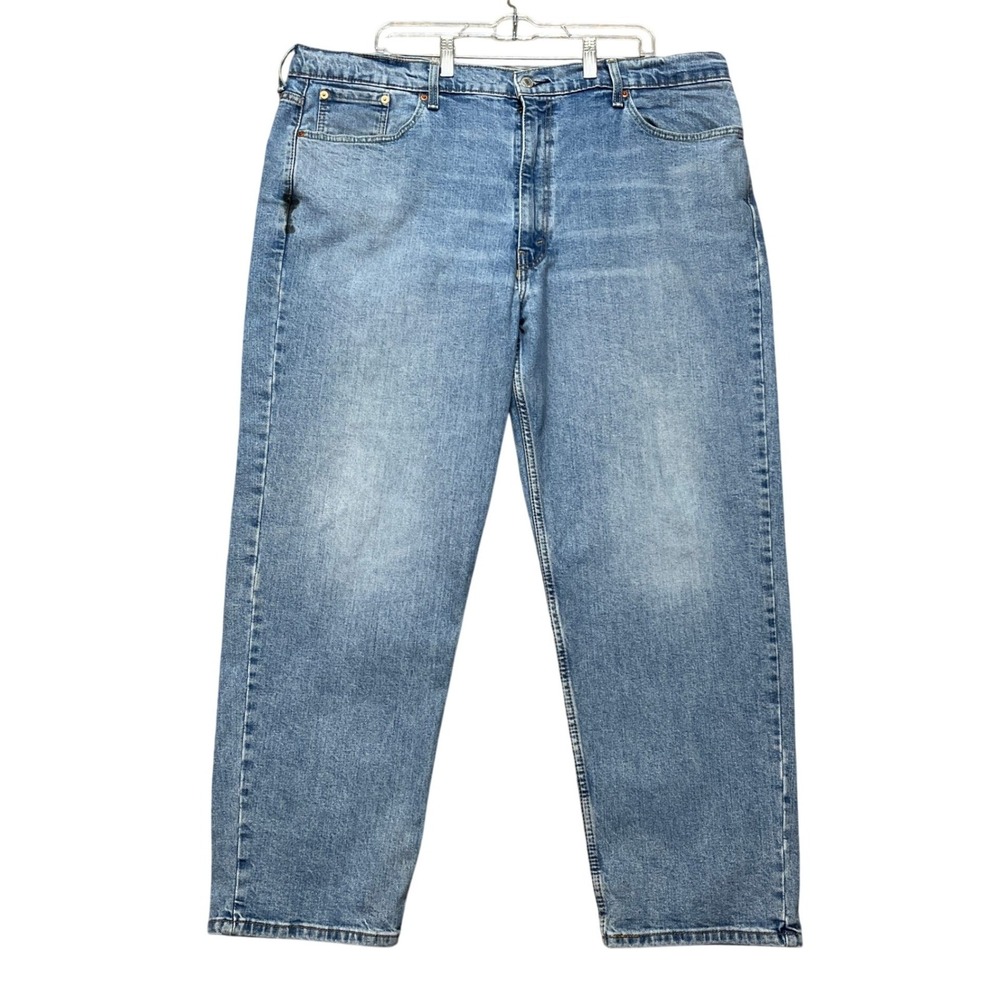 Levi's 550 Relaxed Fit Jeans Mens 44x30 Light Wash Straight Leg 5-Pocket Denim